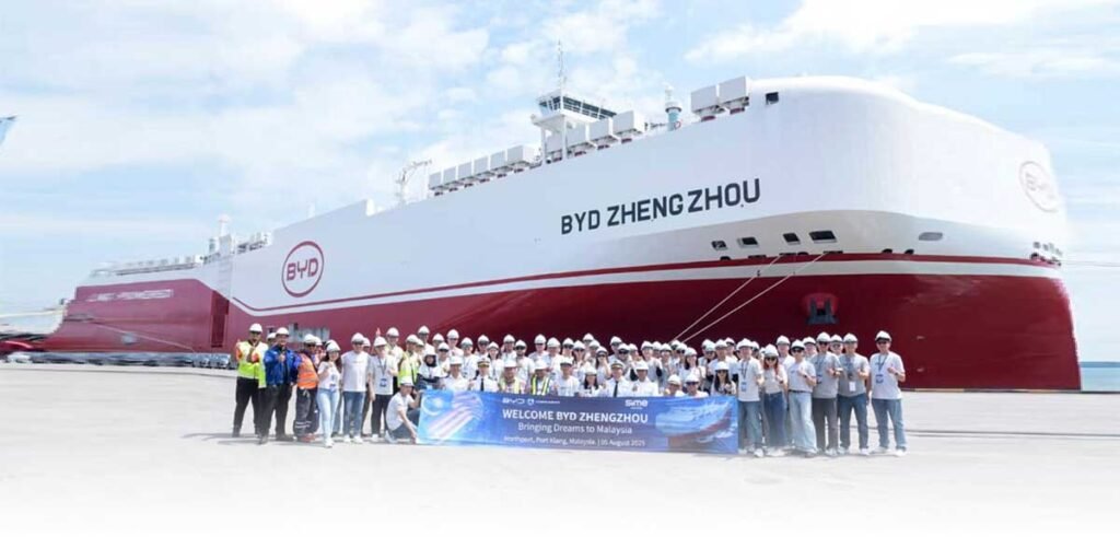 Ekspor Mobil Listrik BYD dari Thailand ke Eropa 